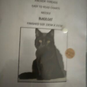 Black car cross stitch kit